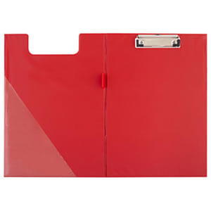 Clipboard podkadka deska z klipem A4 zamykana czerwona - 2874066605