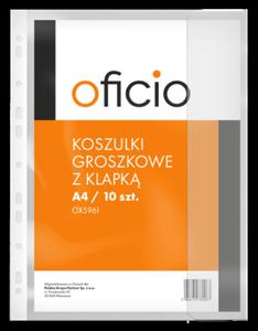 Koszulki obwoluty z klapk A4 10 sztuk uniwersalne - 2873354852