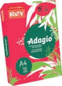 Papier ksero Adagio A4 160g kolor czerwony 250 arkuszy - 2875118575