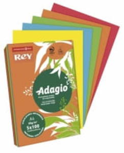 Papier ksero Adagio A4 80g Mix kolorw intensywnych 500 arkuszy - 2875118576