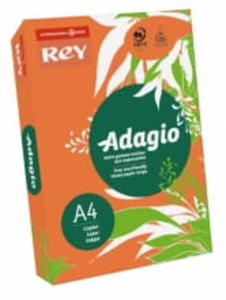 Papier ksero Adagio A4 120g kolor pomaraczowy 250 arkuszy - 2828932313