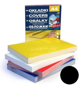 Okadka do bindowania Chromo A4 czarna 100 sztuk - 2848939189