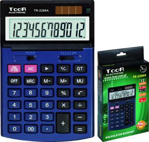 Kalkulator biurowy TOOR TR-2266A 12-pozycyjny - 2878838096