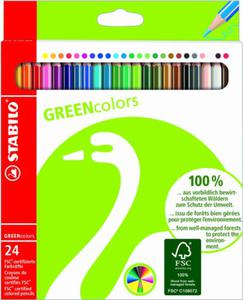 KREDKI STABILO GREENCOLORS 24 KOLORY FSC - 2861320699