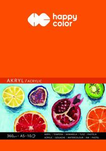 BLOK DO AKRYLU HAPPY COLOR 10 KARTEK A5 360G - 2861320710