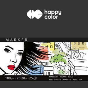 BLOK DO MARKERW PISAKW HAPPY COLOR 20x20/25K 100G - 2861320713