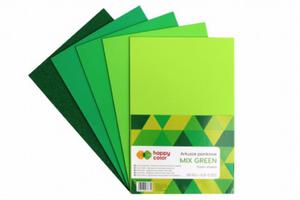 ARKUSZE PIANKOWE HAPPY COLOR MIX GREEN A4 5 ARKUSZY - 2861320715