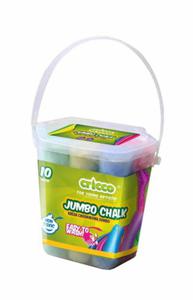 KREDA KOLOROWA CRICCO 10 KOLORW JUMBO WIADERKO - 2866587711