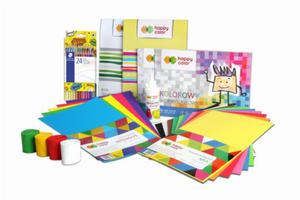 ZESTAW KREATYWNY DOMOWE PRZEDSZKOLE HAPPY COLOR - 2861320903