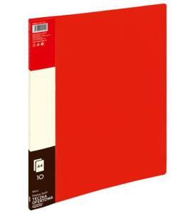 TECZKA OFERTOWA A4 ALBUM GRAND 10 KOSZULEK CZERWONA - 2866587756