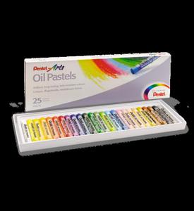 Kredki Pastele Olejne 25 kolorw Pentel - 2866463012