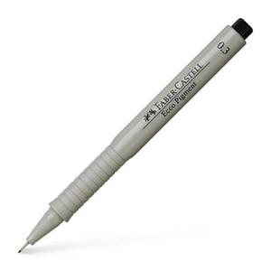 CIENKOPIS ECCO PIGMENT CZARNY FABER-CASTELL 0,3mm - 2868122929