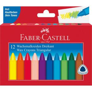 KREDKI WIECOWE TRJKTNE FABER-CASTELL 12kol - 2874532813