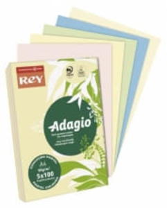 PAPIER KSERO ADAGIO A4 80G MIX KOLORW PASTELOWYCH 200 ARKUSZY - 2868393932