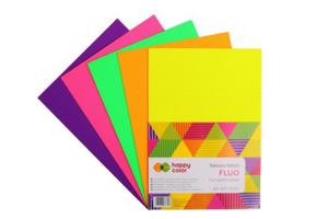 TEKTURA FALISTA HAPPY COLOR A4 FLUO 5kol - 2868604687