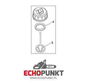 Korek paliwa kosy Echo / Shindaiwa - 2874280034