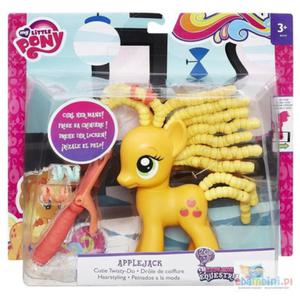 Szalona fryzura Applejack Hasbro My Little Pony B5418 SKLEP 24H D FVAT23% - 2859237947