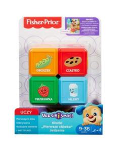 FISHER-PRICE KLOCKI PIERWSZE SWKA JEDZENIE FJG26 FJP29 - 2859238322