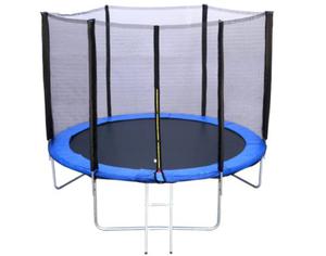 Trampolina Ogrodowa 8FT 252 cm siatka drabinka R-Sport - 2868368244