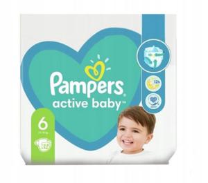 Pieluszki Pampers Active Baby rozmiar 6 13-18 kg 32 szt - 2874061288