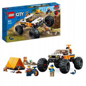 LEGO City 60387 Przygody samochodem terenowym z napdem 4x4 - 2878007011