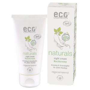 eco cosmetics Naturals NIGHT CREAM Krem na noc Regenerujcy esze, granat 50 m - 2829151989