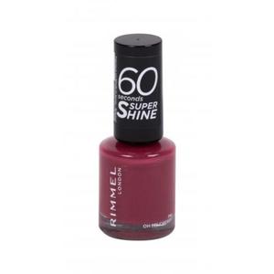 Rimmel London 60 Seconds Super Shine lakier do paznokci 8 ml dla kobiet 710 Oh My Cherry - 2875875222