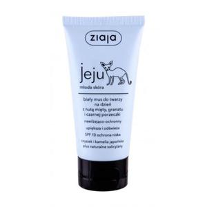 Ziaja Jeju White Face Mousse Moisturiser SPF10 krem do twarzy na dzie 50 ml dla kobiet - 2862916314
