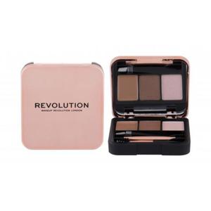 Makeup Revolution London Brow Sculpt Kit zestawy i palety do brwi 2,2 g dla kobiet Brown - 2877235432