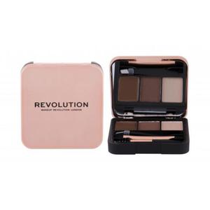 Makeup Revolution London Brow Sculpt Kit zestawy i palety do brwi 2,2 g dla kobiet Medium Brown - 2875981202