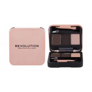 Makeup Revolution London Brow Sculpt Kit zestawy i palety do brwi 2,2 g dla kobiet Dark Brown - 2875875804