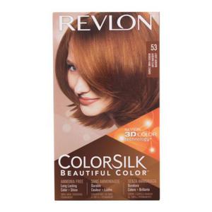 Revlon Colorsilk Beautiful Color farba do wosw Farba do wosw 59,1 ml + utleniacz 59,1 ml + odywka 11,8 ml + rkawiczki dla kobiet 53 Light Auburn - 2875981412