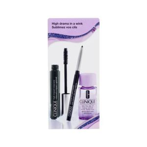 Clinique High Impact Favourites zestaw Tusz do rzs 7 ml + pyn do demakijau 30 ml + kredka do oczu 14 g dla kobiet 01 Black - 2877235782