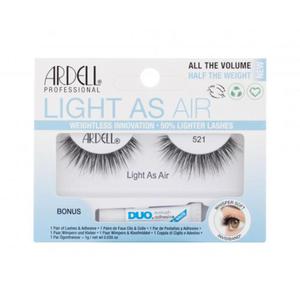 Ardell Light As Air 521 sztuczne rzsy Sztuczne rzsy 1 para + klej do rzs 1 g dla kobiet Black - 2874751429