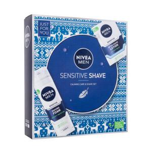 Nivea Men Sensitive Shave zestaw Woda po goleniu 100 ml + pianka do golenia 200 ml dla mczyzn - 2877552970