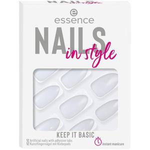 Essence Nails In Style sztuczne paznokcie sztuczne paznokcie 12 sztuk dla kobiet 15 Keep It Basic - 2875876562