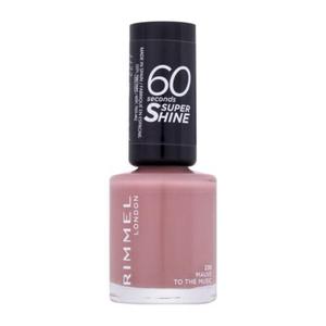 Rimmel London 60 Seconds Super Shine lakier do paznokci 8 ml dla kobiet 230 Mauve To The Music - 2875875228