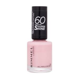 Rimmel London 60 Seconds Super Shine lakier do paznokci 8 ml dla kobiet 722 All Nails On Deck - 2875875231