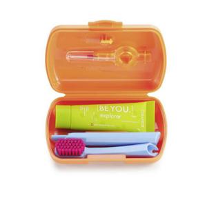 Curaprox Travel Set Orange szczoteczka do zbw zestaw - 2875982431