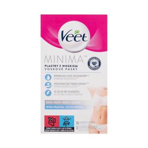 Veet Minima Hypoallergenic Wax Strip Bikini And Underarms Sensitive Skin akcesoria do depilacji 16 szt dla kobiet - 2875513062