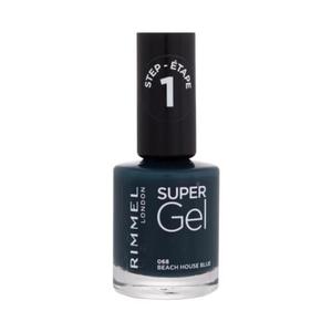 Rimmel London Super Gel STEP1 lakier do paznokci 12 ml dla kobiet 068 Beach House Blue - 2877552318