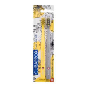 Curaprox 5460 Ultra Soft Duo Yellow/Grey Edition szczoteczka do zbw Szczoteczka do zbw 2 szt. unisex - 2875876642