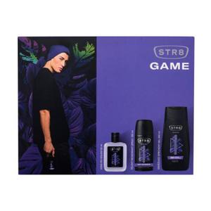 STR8 Game zestaw Uszkodzone pudeko woda po goleniu 50 ml + dezodorant 150 ml + el pod prysznic 250 ml dla mczyzn - 2877236083