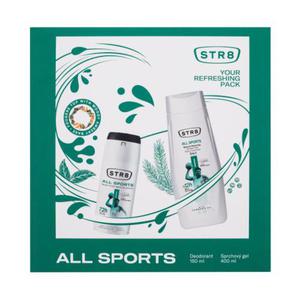 STR8 All Sports zestaw Uszkodzone pudeko antyperspirant 150 ml + el pod prysznic 400 ml dla mczyzn - 2877439096