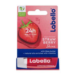 Labello Strawberry Shine 24h Moisture Lip Balm balsam do ust 4,8 g dla kobiet - 2876097366