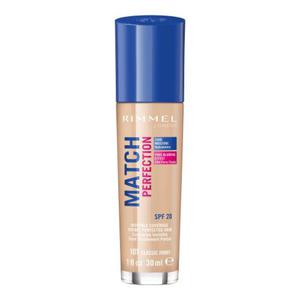 Rimmel London Match Perfection SPF20 podkad 30 ml dla kobiet 101 Classic Ivory - 2875875248