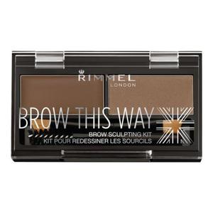 Rimmel London Brow This Way zestawy i palety do brwi 2,4 g dla kobiet 002 Medium Brown - 2875875195