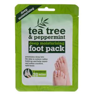 Xpel Tea Tree Tea Tree & Peppermint Deep Moisturising Foot Pack maseczka do ng 1 szt dla kobiet - 2876187726