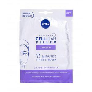 Nivea Hyaluron Cellular Filler 10 Minutes Sheet Mask maseczka do twarzy 1 szt dla kobiet - 2872878671