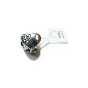Charms zawieszka srebrna do bransoletki serduszko zamek - 2860195945